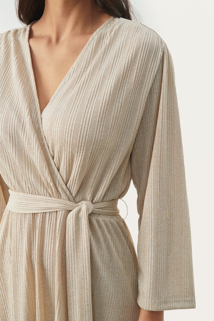 Jurken lange mouw geel Part Two