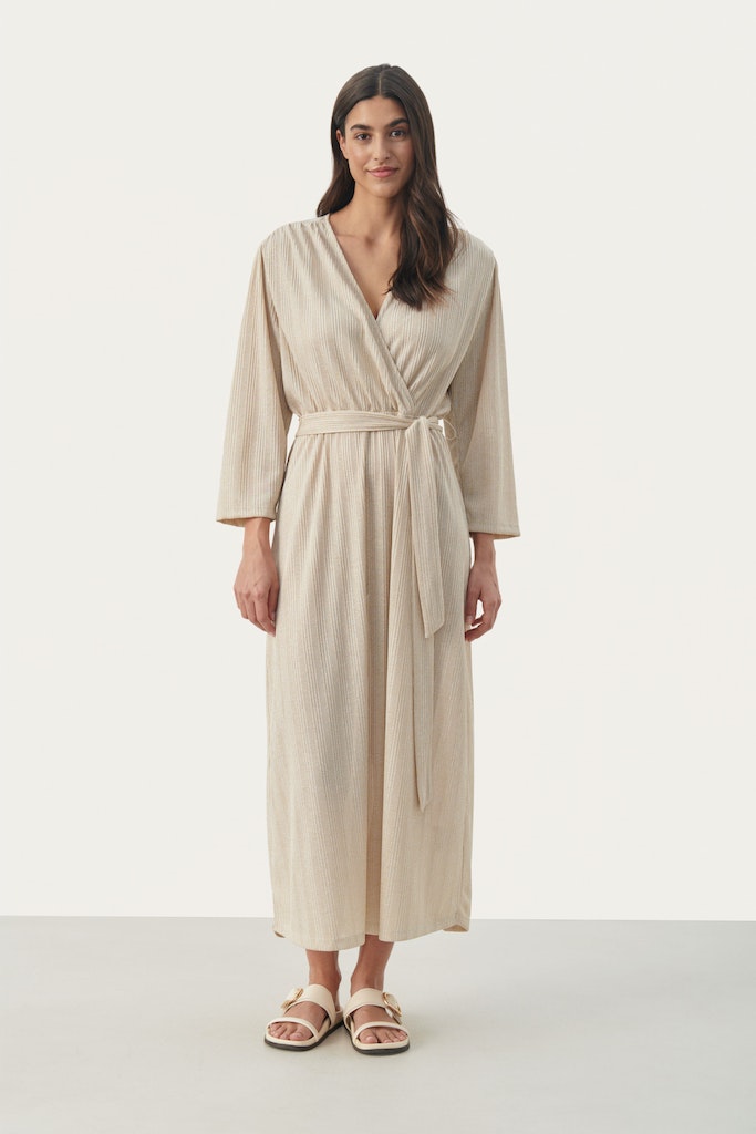 Jurken lange mouw geel Part Two