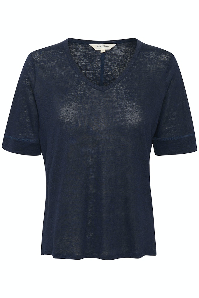 T-shirts korte mouw navy Part Two