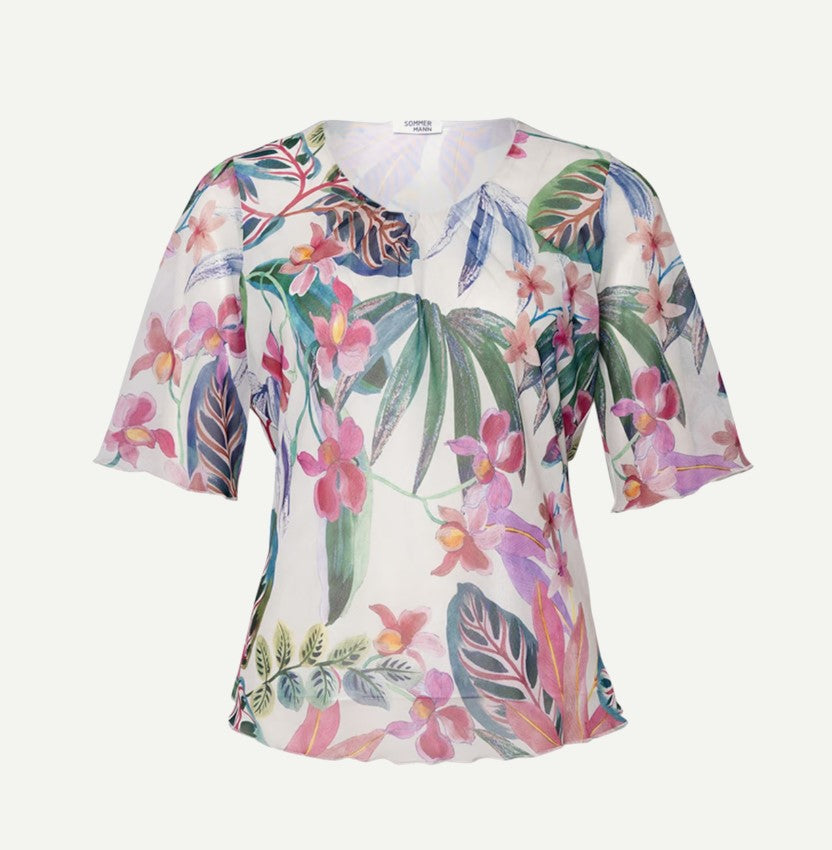 T-shirts korte mouw roze Sommermann