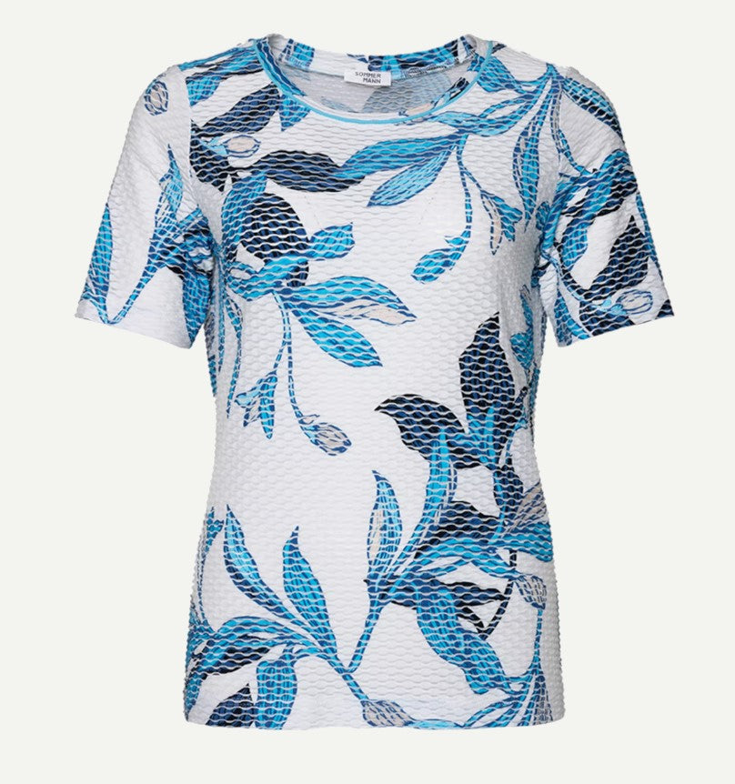 T-shirts korte mouw blauw Sommermann