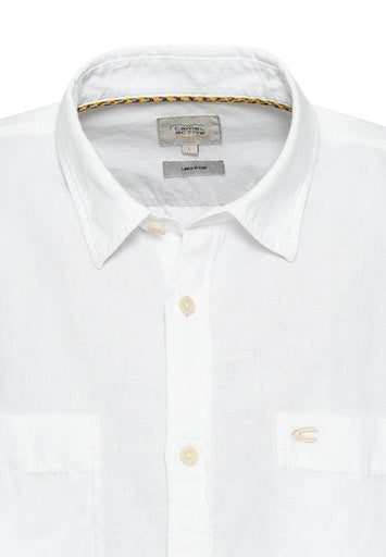 Hemden lange mouw wit Camel active