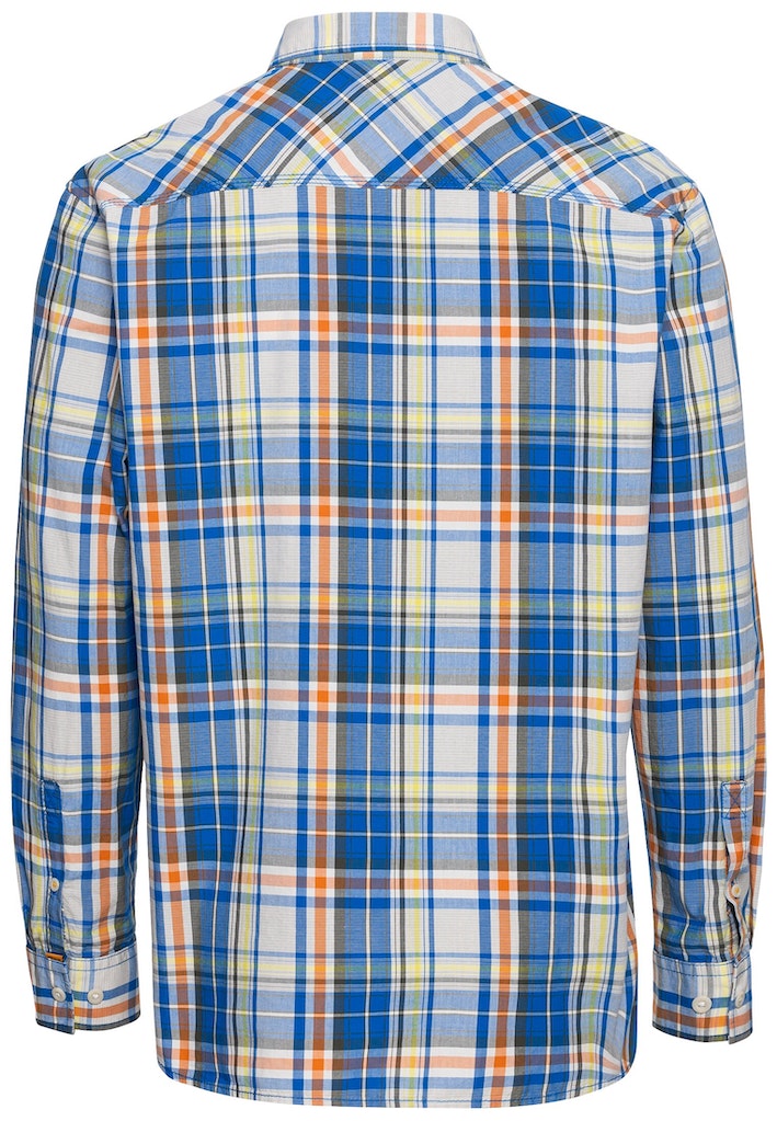 Hemden lange mouw blauw Camel active
