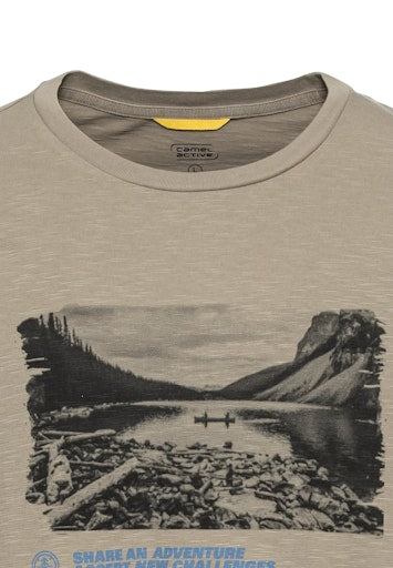 T-shirts korte mouw groen Camel active