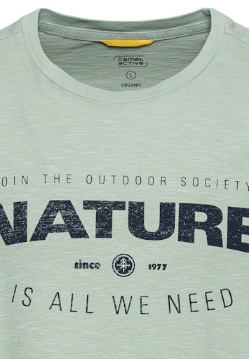 T-shirts korte mouw groen Camel active