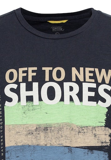 T-shirts korte mouw navy Camel active
