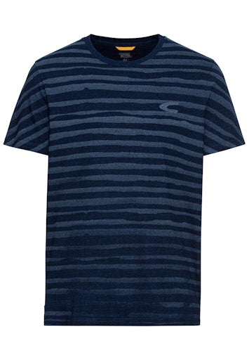 T-shirts lange mouw navy Camel active