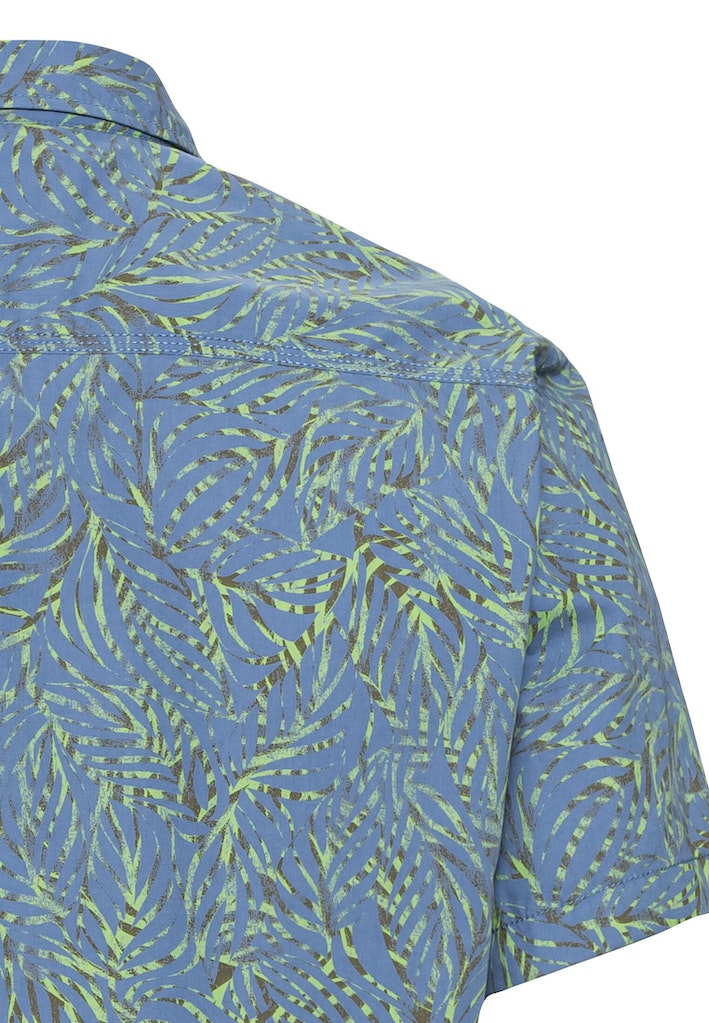 Hemden korte mouw blauw Camel active