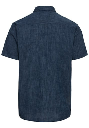 Hemden korte mouw navy Camel active