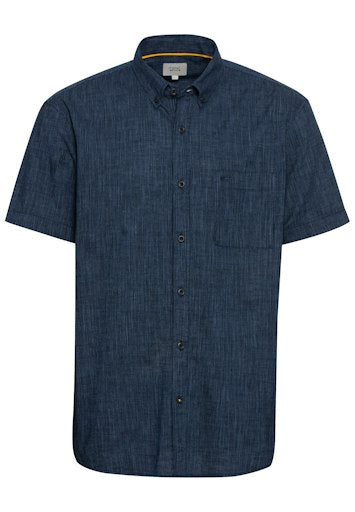 Hemden korte mouw navy Camel active
