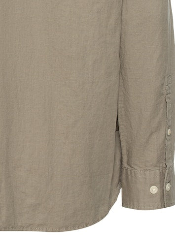 Hemden lange mouw beige Camel active