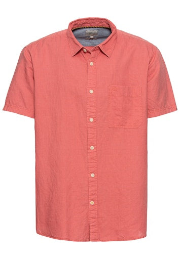 Hemden korte mouw rood Camel active