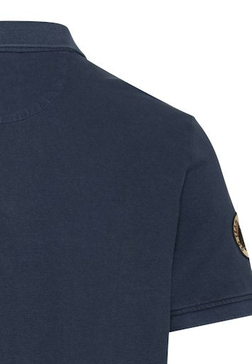 Polo's korte mouw navy Camel active