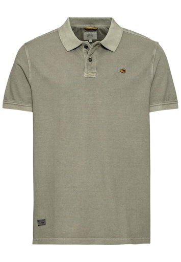 Polo's korte mouw groen Camel active