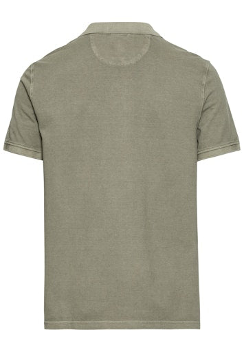Polo's korte mouw groen Camel active