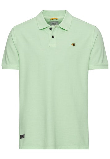 Polo's korte mouw groen Camel active