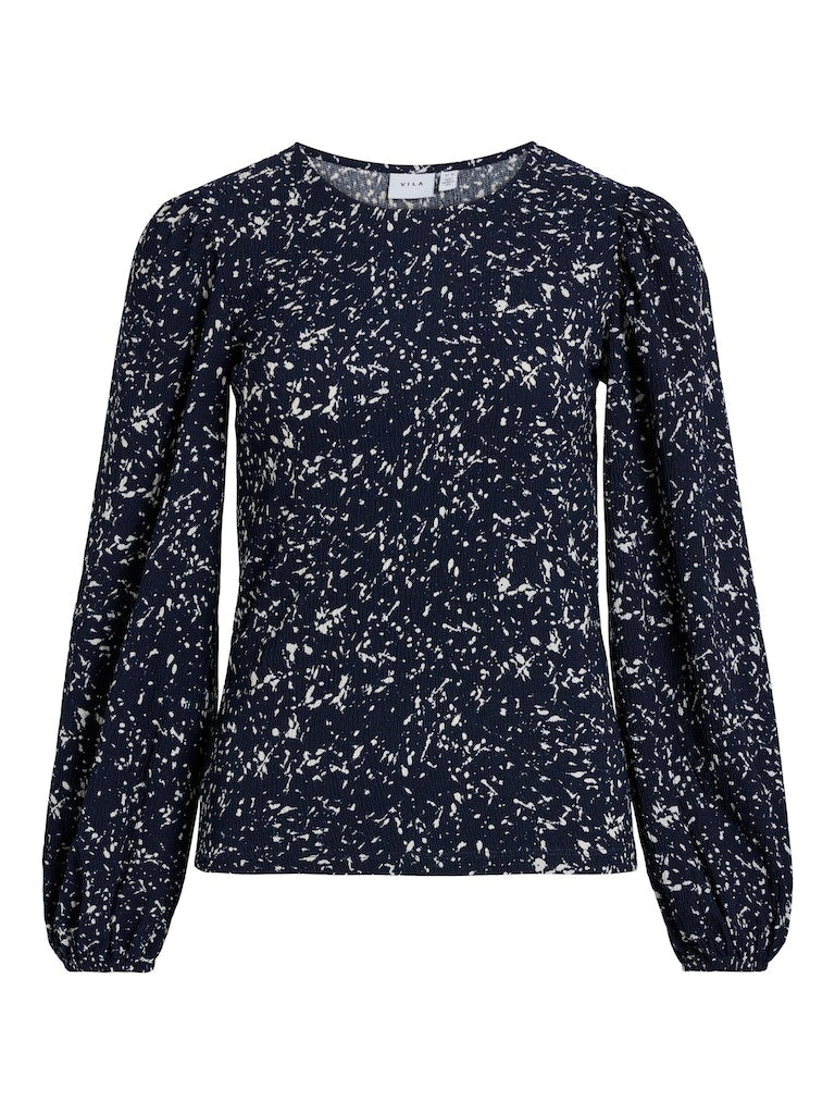 Blouses lange mouw navy VILA