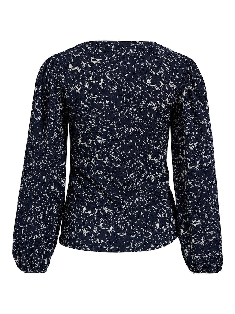Blouses lange mouw navy VILA