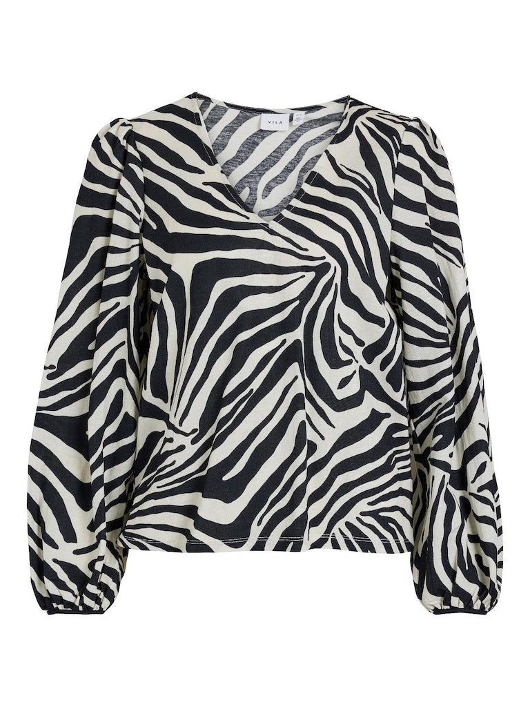 Blouses lange mouw zwart VILA