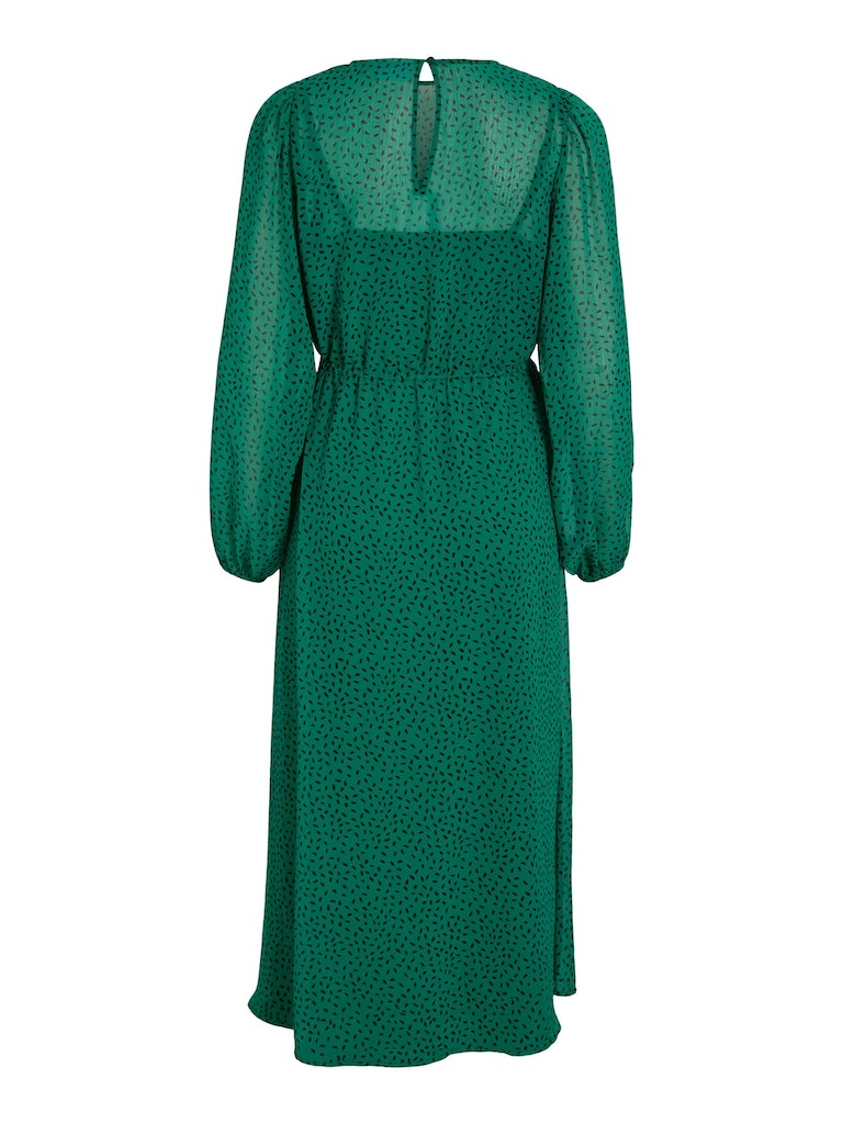 Jurken lange mouw groen VILA