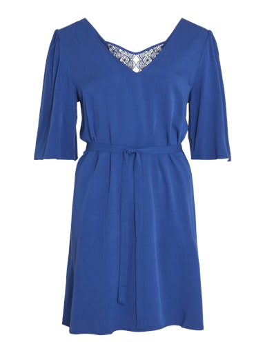 Jurken lange mouw blauw VILA