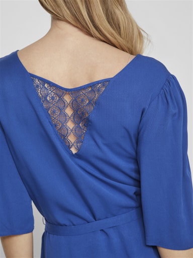 Jurken lange mouw blauw VILA