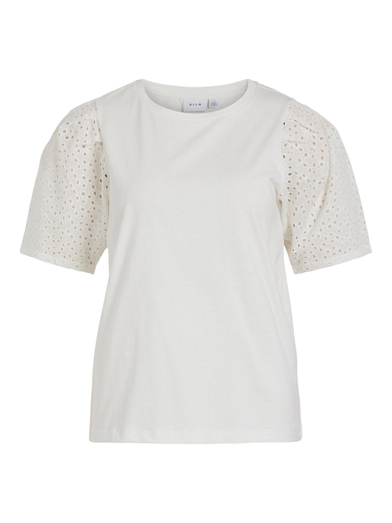 T-shirts korte mouw grijs VILA