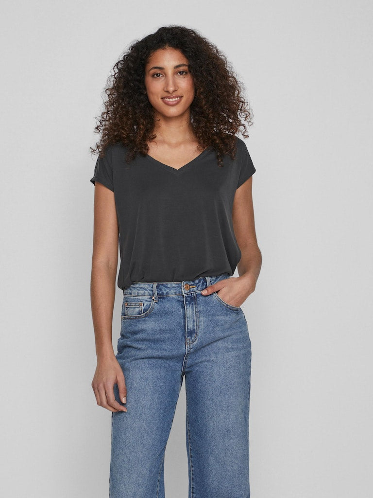 T-shirts korte mouw zwart VILA