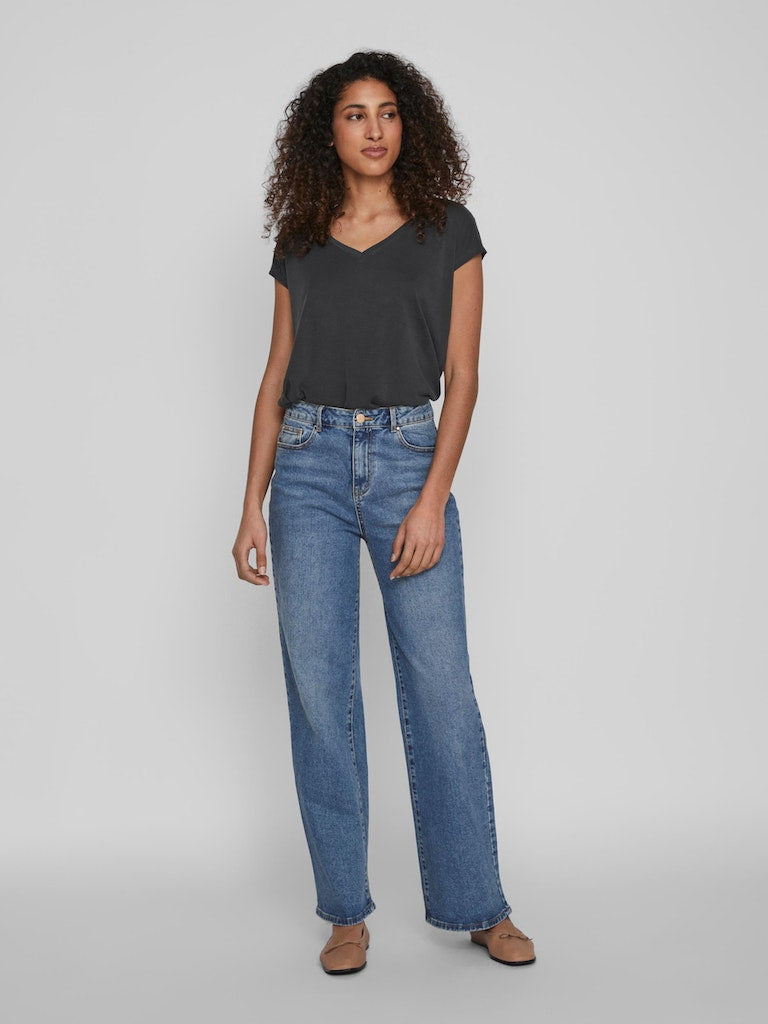 T-shirts korte mouw zwart VILA