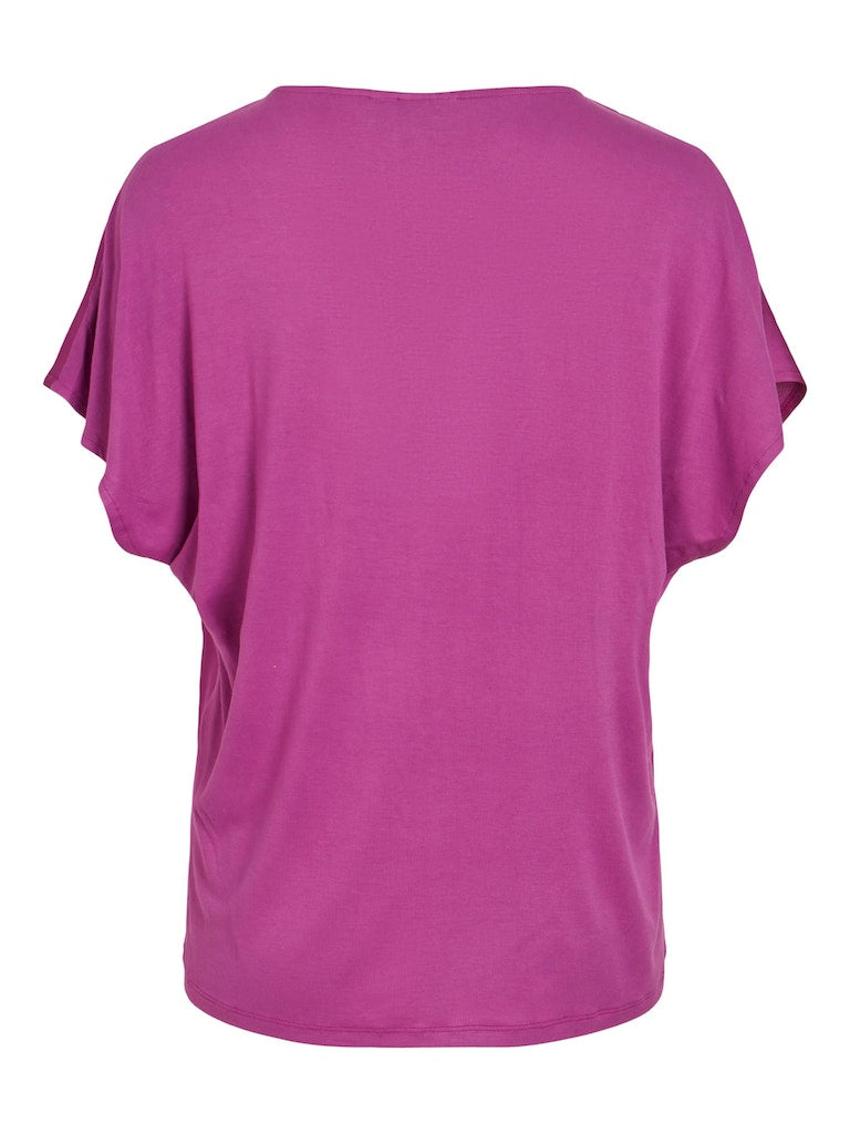T-shirts korte mouw paars VILA