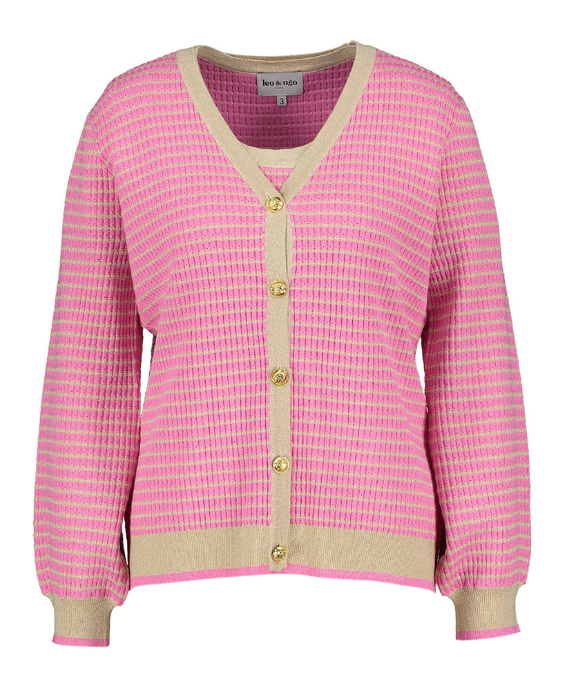 Twinsets roze Léo & Ugo