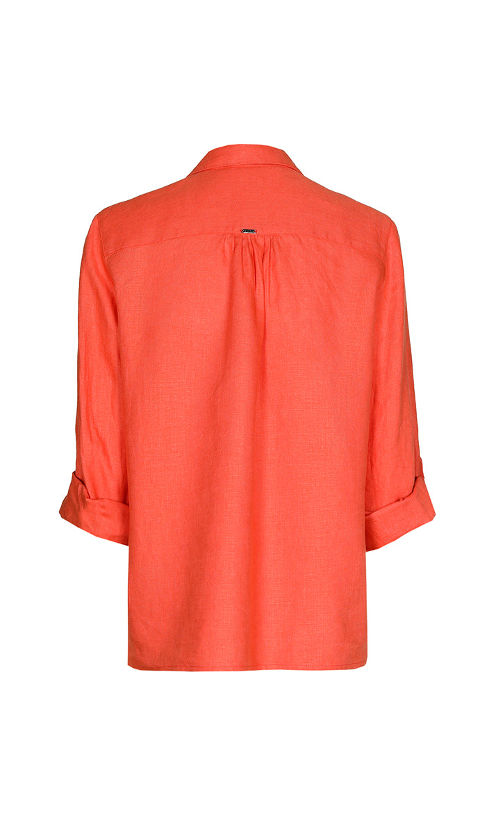 Blouses lange mouw rood Xandres