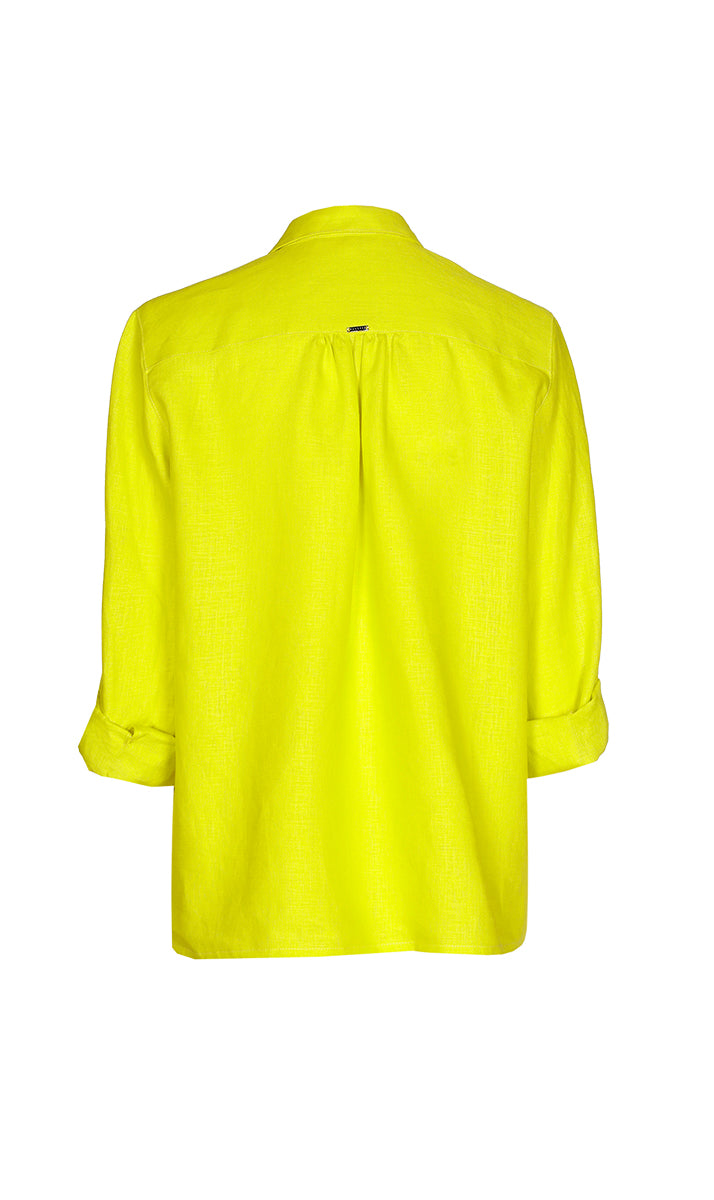 Blouses lange mouw geel Xandres