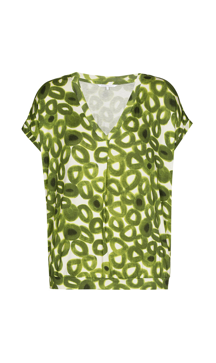 T-shirts korte mouw groen Xandres Gold