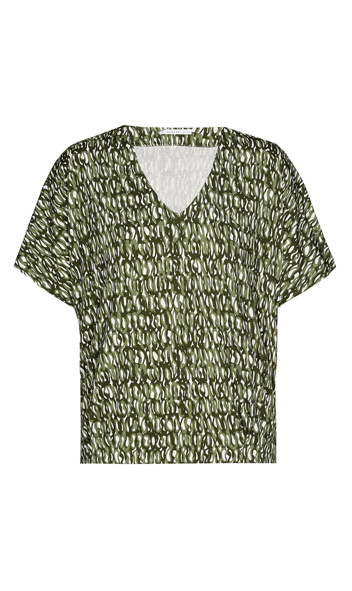 T-shirts korte mouw groen Xandres Gold