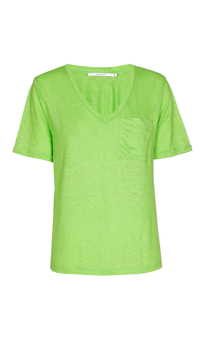 T-shirts korte mouw groen Xandres