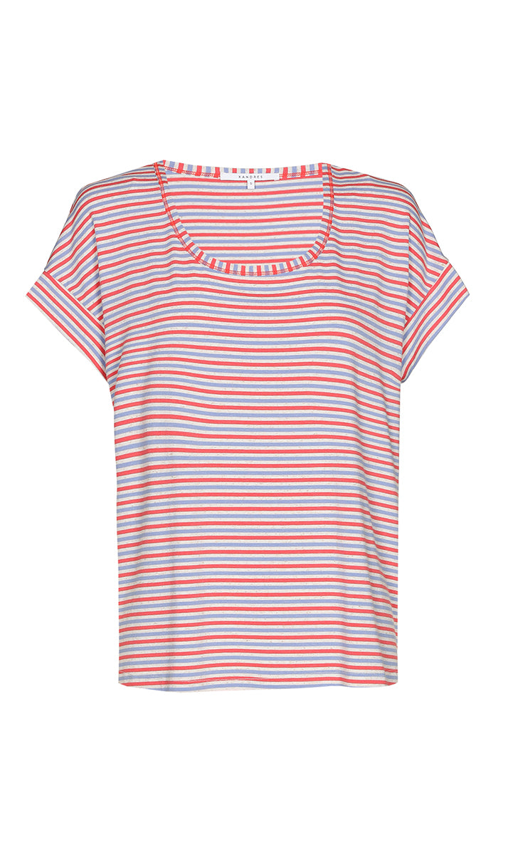 T-shirts korte mouw rood Xandres