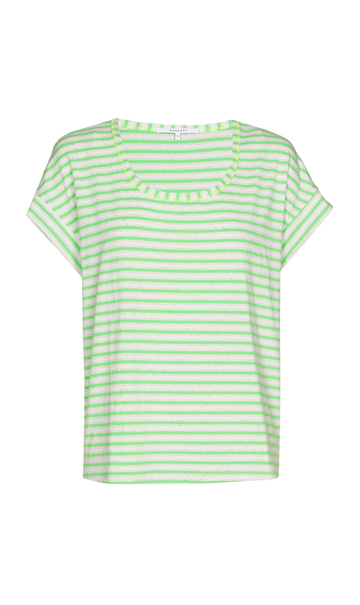 T-shirts korte mouw groen Xandres