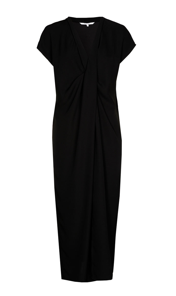 Jurken korte mouw zwart Xandres