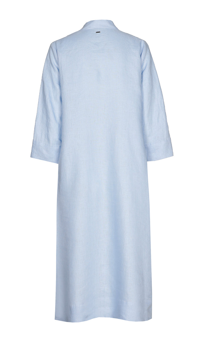 Jurken lange mouw blauw Xandres