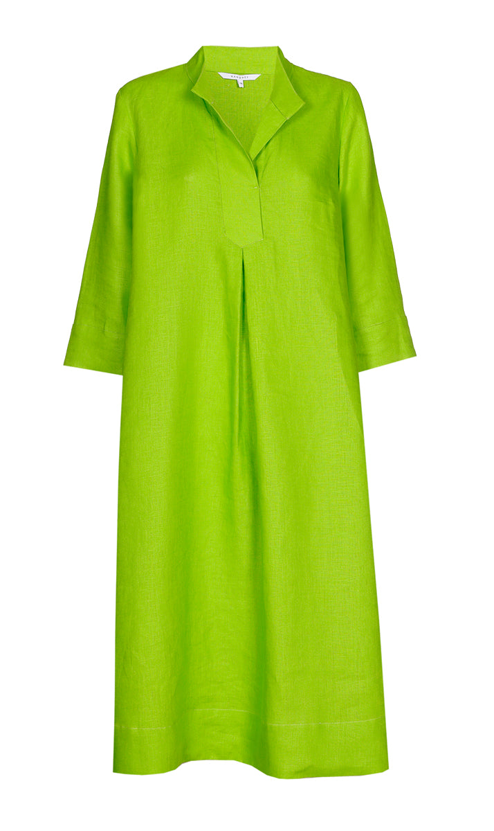 Jurken lange mouw groen Xandres