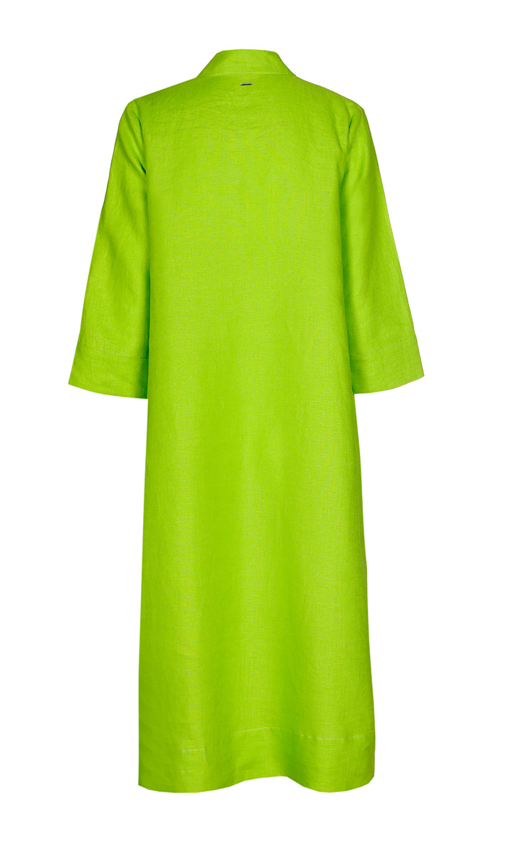 Jurken lange mouw groen Xandres