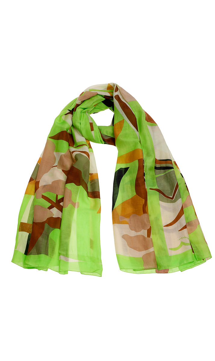 Sjaals groen Xandres