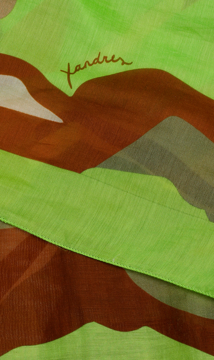 Sjaals groen Xandres