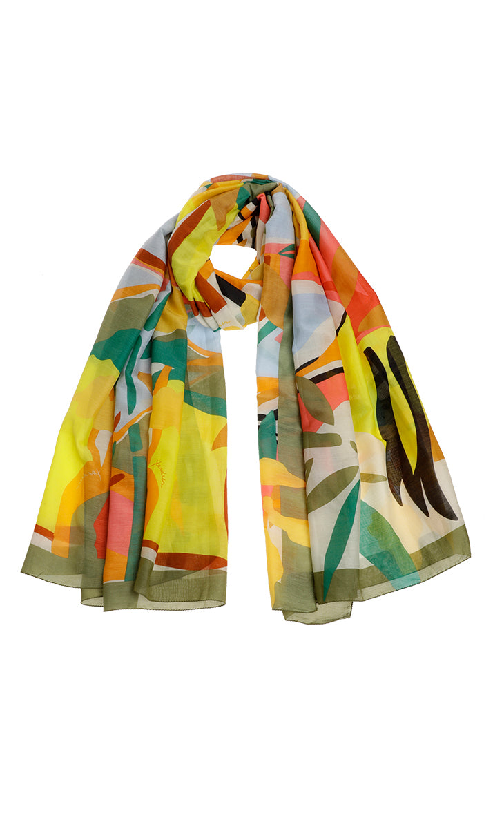 Sjaals groen Xandres