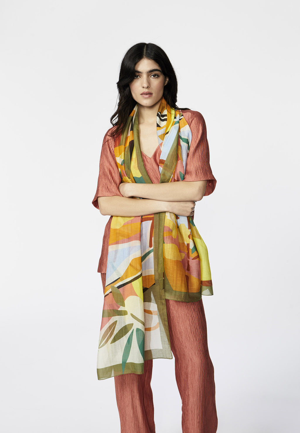 Sjaals groen Xandres