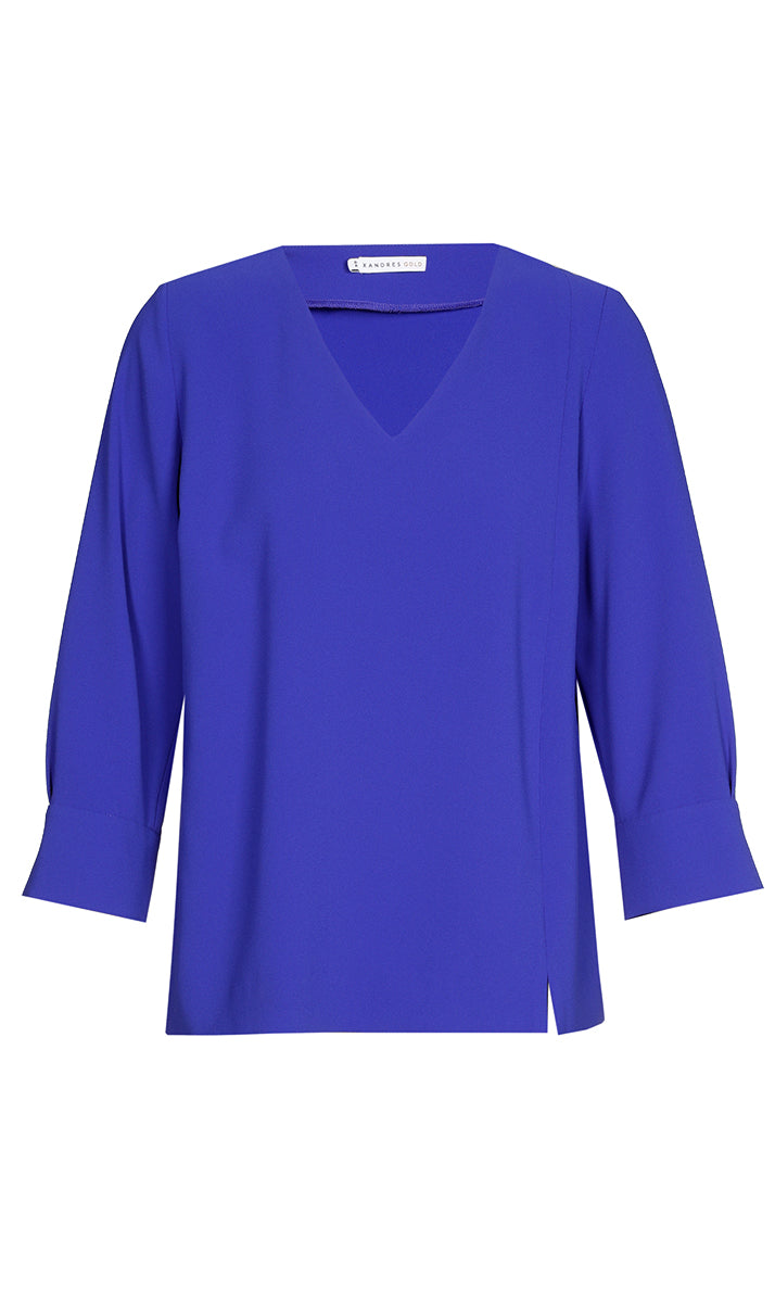 Blouses lange mouw paars Xandres Gold