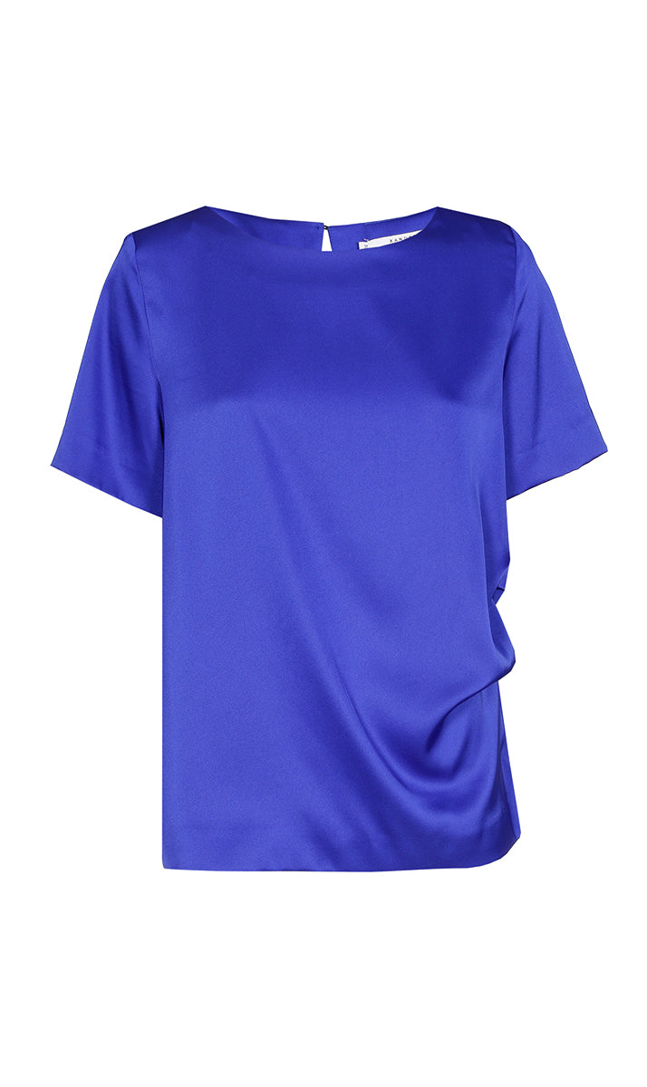 Blouses korte mouw paars Xandres