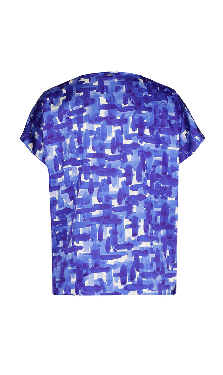 Blouses korte mouw paars Xandres Gold