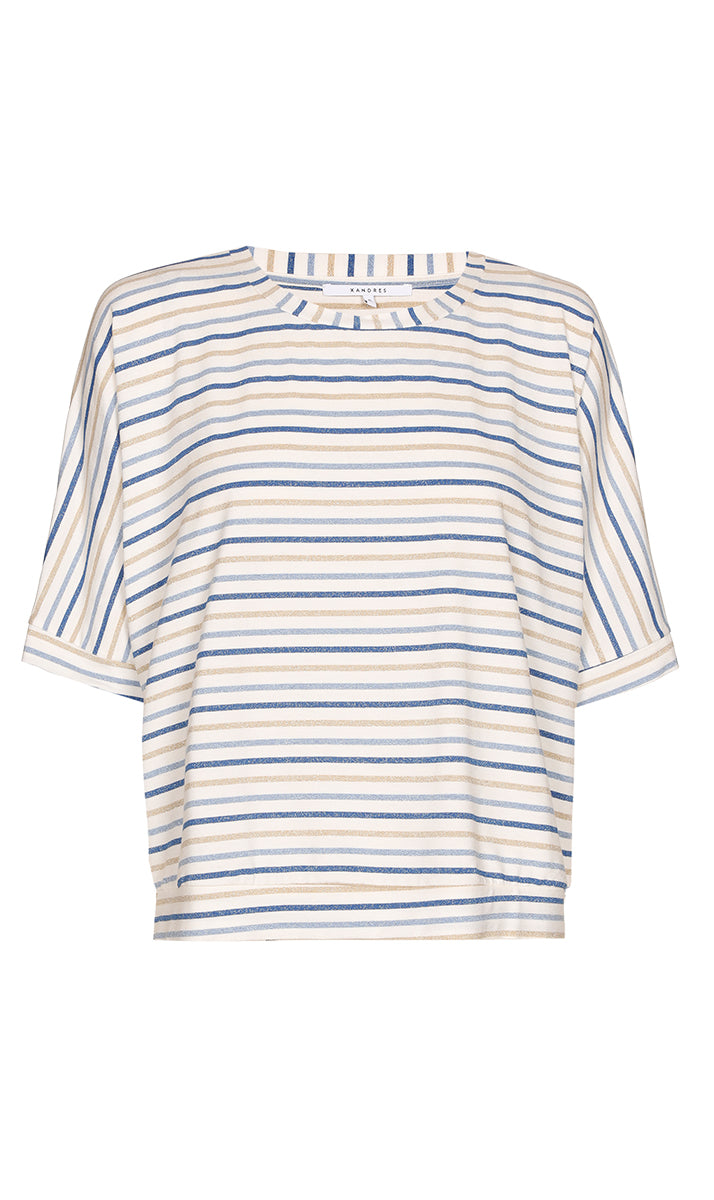 T-shirts korte mouw paars Xandres